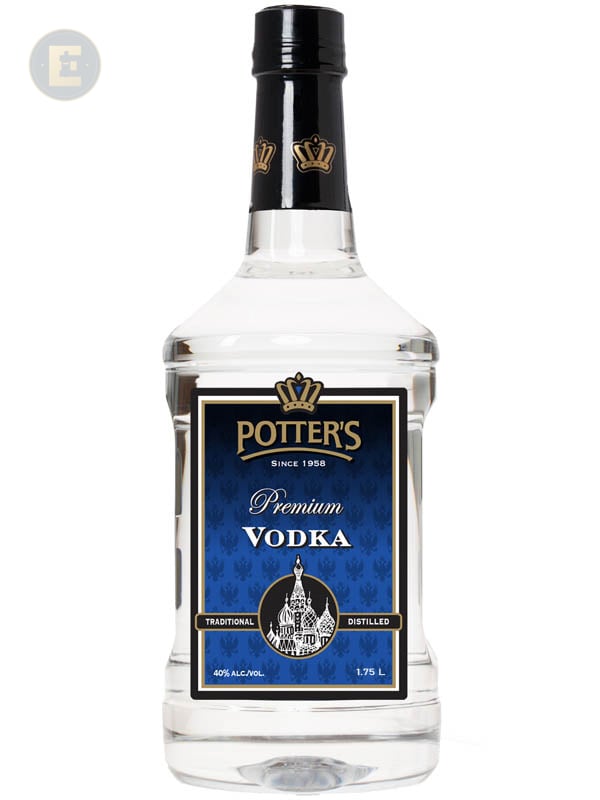 Potter's Premium Vodka 1750 Ml