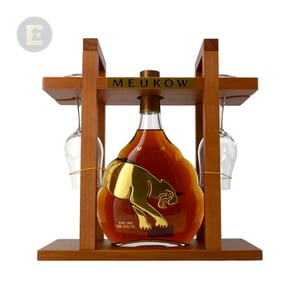 MEUKOW XO COGNAC RACK WITH GLASSES      