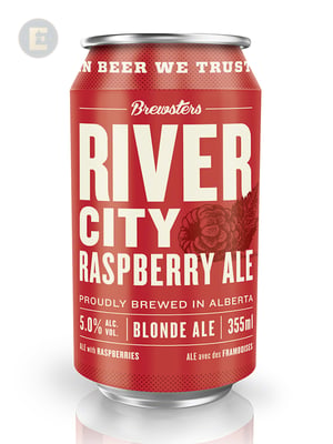 BREWSTERS RIVER CITY RASPBERRY CANS CL