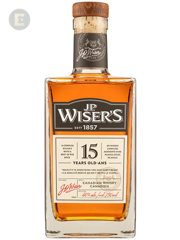 J.P. Wiser's 15Yo Canadian Whisky 750 Ml