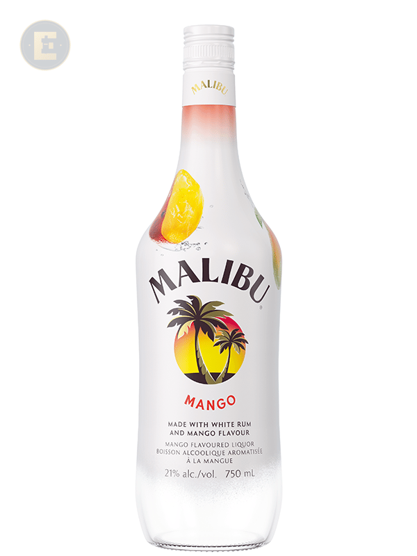 Malibu Caribbean Mango Rum 750 Ml