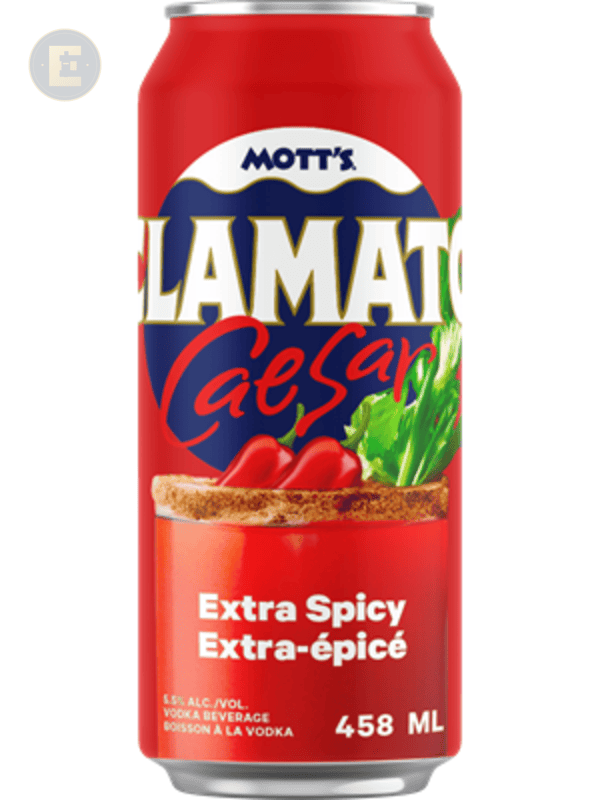 Mott's Clamato Caesar Ex Spicy 458Ml Dom 458 Ml