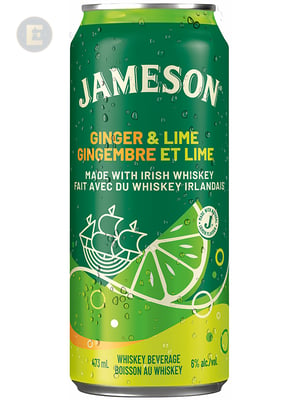 JAMESON GINGER AND LIME                 