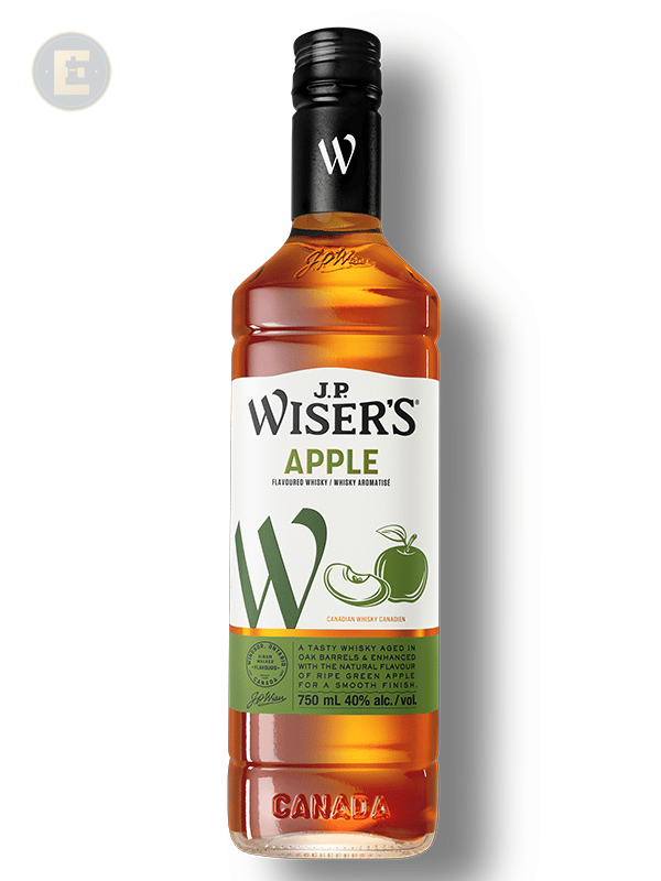 J.P. WISER'S APPLE 12/750ML
