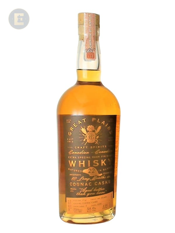 Great Plains 22Yo Cognac Fin Whisky 750 Ml