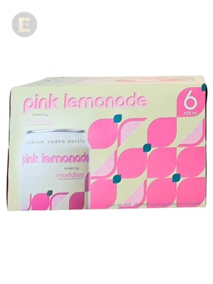 MUDDLERS - VODKA PINK LEMONADE - 6PK    