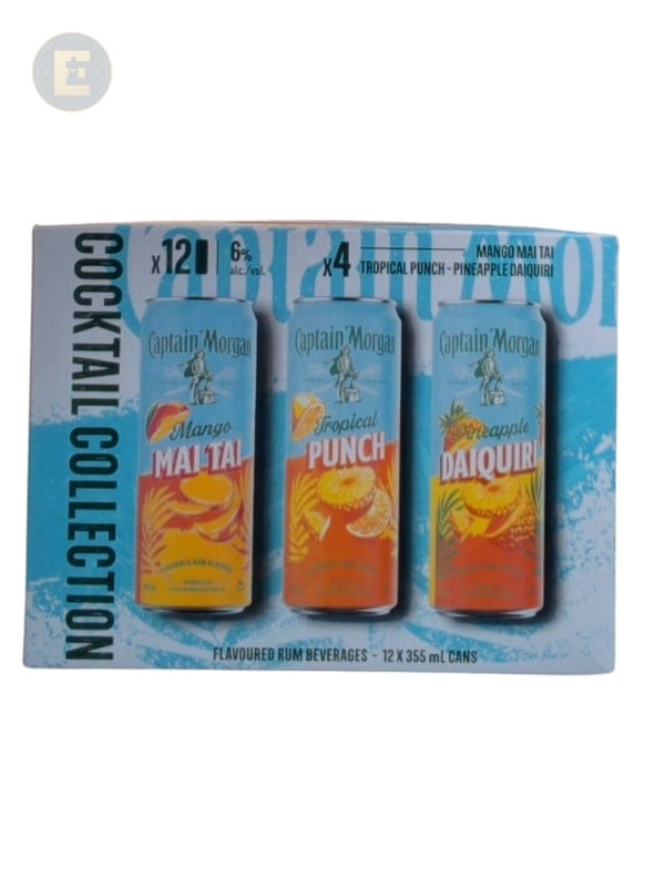 Captain Morgan Cocktail Collection 12 X 355 Ml