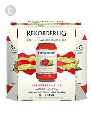 REKORDERLIG STRAWBERRY LIME CIDER 4PK   