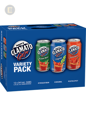 MOTT'S CLAMATO CAESAR VARIETY PACK      