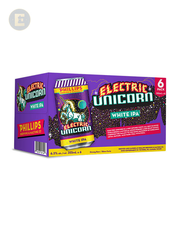 Phillips Electric Unicorn White 6Pk Can 6 X 355 Ml