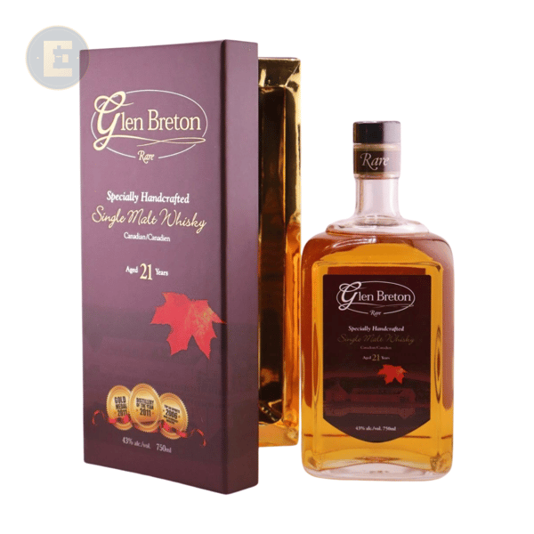 GLEN BRETON RARE 21 YEAR OLD WHISKY