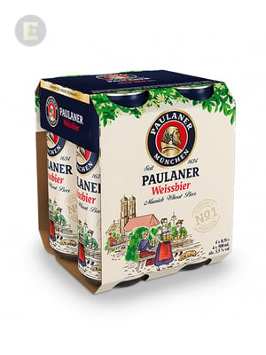 PAULANER HEFE-WEIZEN 4PK CAN            