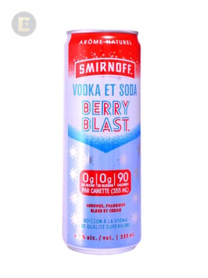 SMIRNOFF VODKA & SODA BERRY BLAST (6PK) 