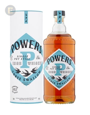 POWERS THREE SWALLOW IRISH WHISKEY      