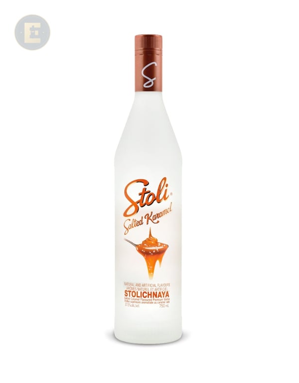 Stoli Salted Karamel Vodka 750 Ml