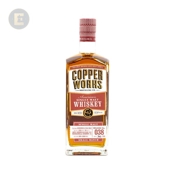 Copperworks Amer. Single Malt Whisky R38 750 Ml