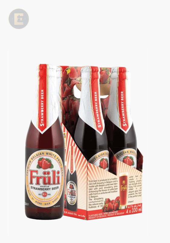 Fruli Strawberry Beer 4 X 330 Ml