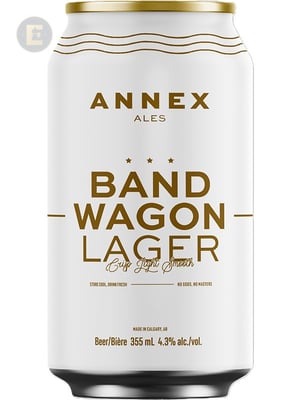 BAND WAGON LAGER 355ML                  
