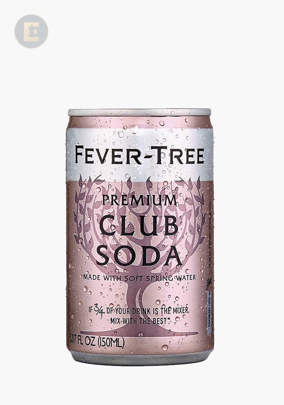 Fever Tree Soda Water3x8x150ml Cans 24 X 150 Ml