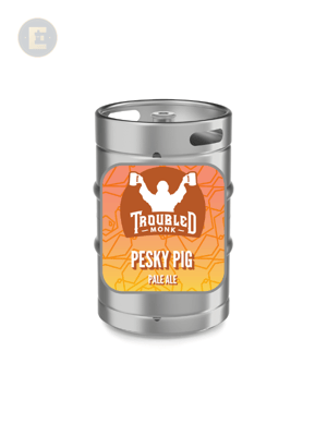TROUBLED MONK PESKY PIG PALE ALE        