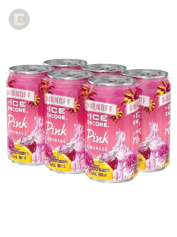 Smirnoff Ice Pink Lemonade 6 X 355 Ml