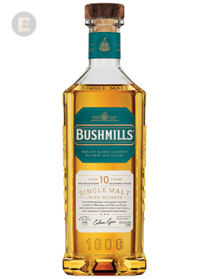 BUSHMILLS SINGLE MALT WHISKEY - 10YR    