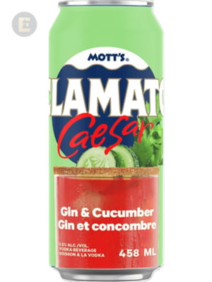 MOTT'S CLAMATO CUCUMBER GIN CAESAR      