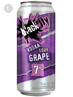 BLACK FLY VODKA SOUR GRAPE