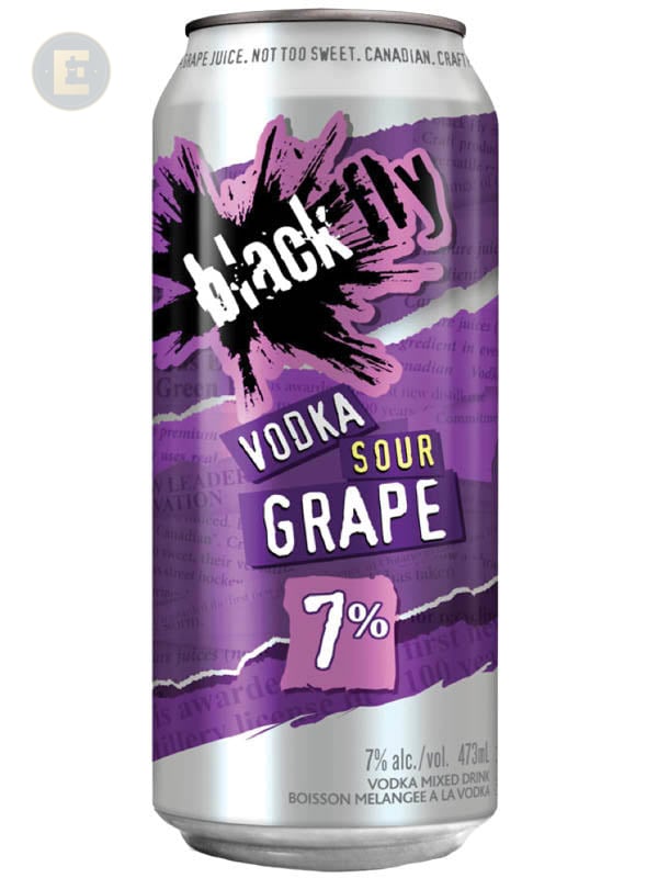 BLACK FLY VODKA SOUR GRAPE