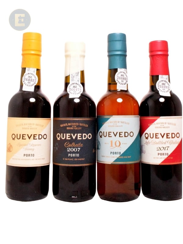 Quevedo Explorer Port Gift Pack (Wood) 4 X 375 Ml