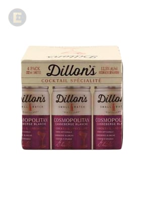 DILLON'S WHITE CRANBERRY COSMO 4PK      