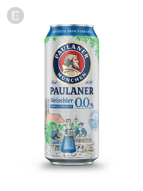 Paulaner Non Alcoholic Weissbier 0.0% 500 Ml