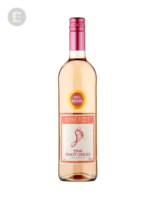 Barefoot Pink Pinot Grigio 750 Ml