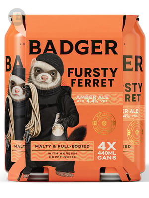 BADGER FURSTY FERRET - 4PK CANS         