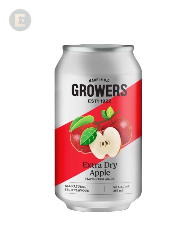 Growers Extra Dry Apple 6 X 355 Ml