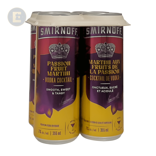 Smirnoff Passion Fruit Vodka Cocktail 4 X 355 Ml