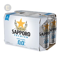 Sapporo Canada 0.0% 6x355mL Can