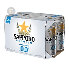 Sapporo Canada 0.0% 6x355mL Can