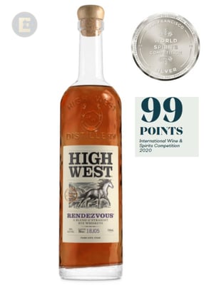 HIGH WEST RENDEZVOUS RYE WHISKY         