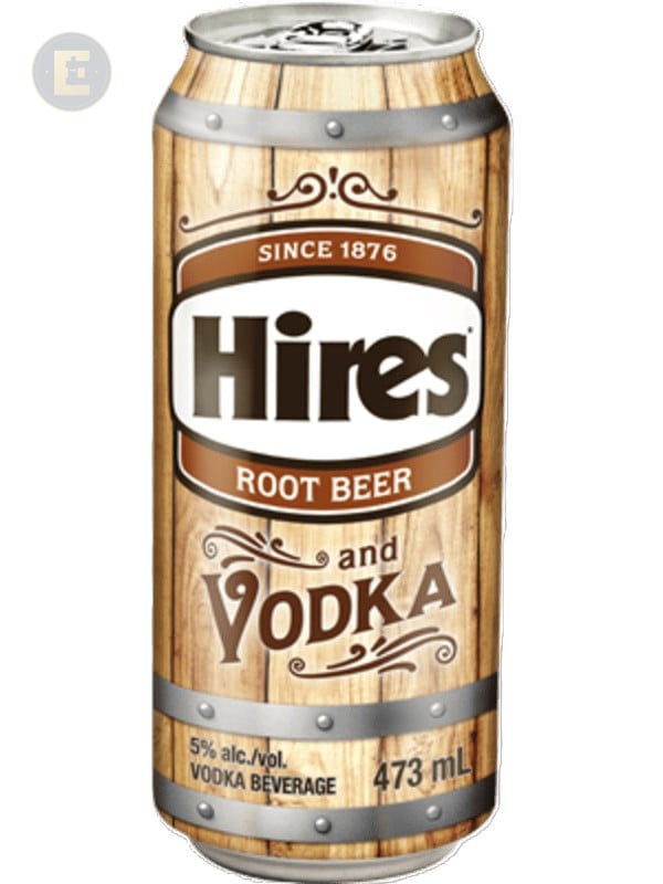 Hires Root Beer and Vodka 473 Ml
