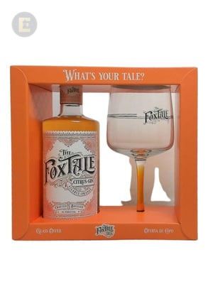 THE FOXTALE CITRUS GIN WITH GLASS       