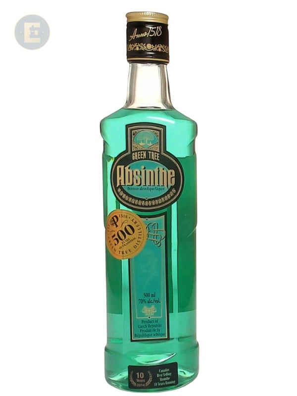 Absinthe-70% Strong-Green Tree Est. 1518 500 Ml