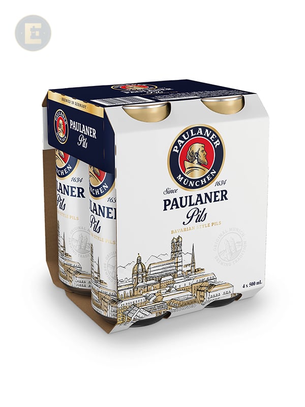 Paulaner Pils 4Pk Cans 4 X 500 Ml