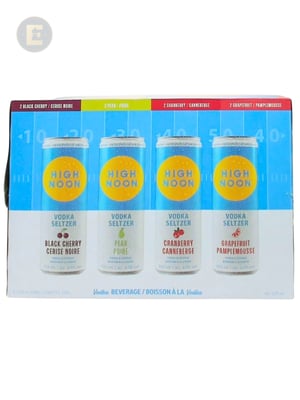 HIGH NOON VODKA END ZONE VARIETY 8-PACK 