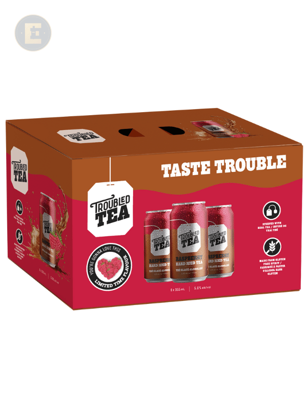 Tm Troubled Tea Raspberry 355 Cls 6 X 355 Ml