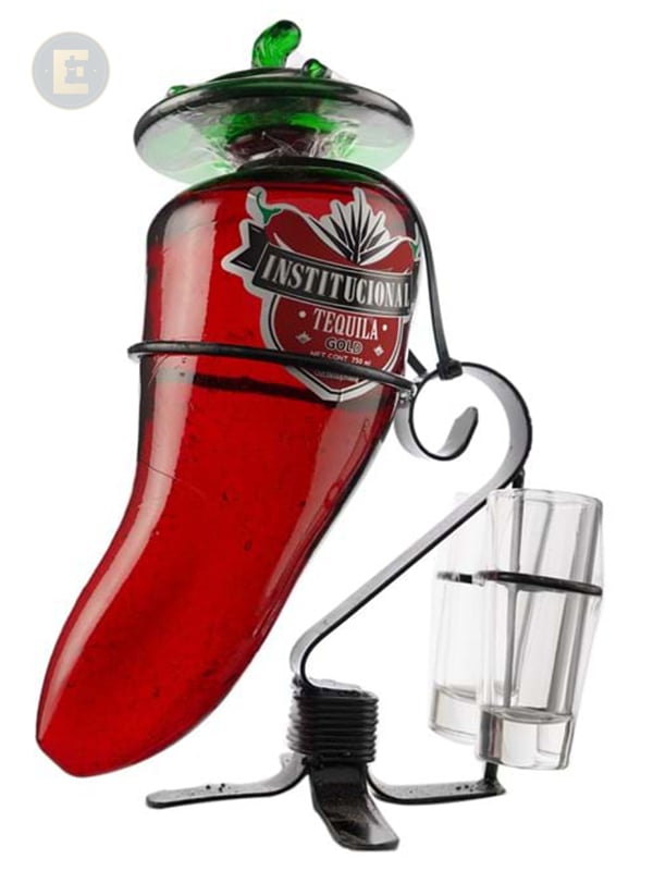 Chile Pepper With Stand - Tequila 750 Ml