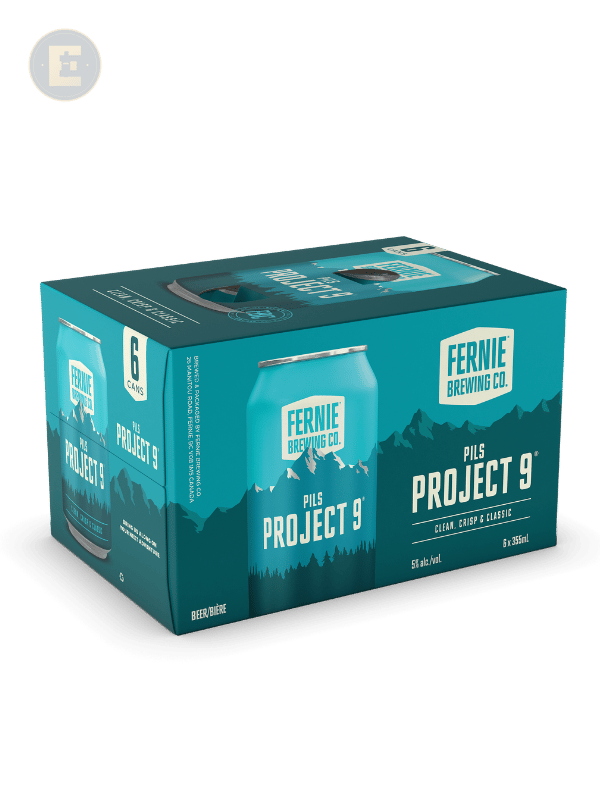 Fernie Brewing Project 9 Pilsner 6 X 355 Ml
