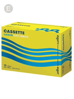 '88 CASSETTE LAGER 355ML 12PACK CLS     