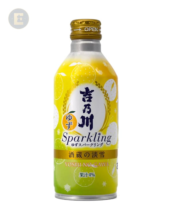 Yuzu Sparkling Sake Can 300 Ml