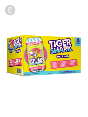 PHILLIPS TIGER SHARK 6 PACK CAN         